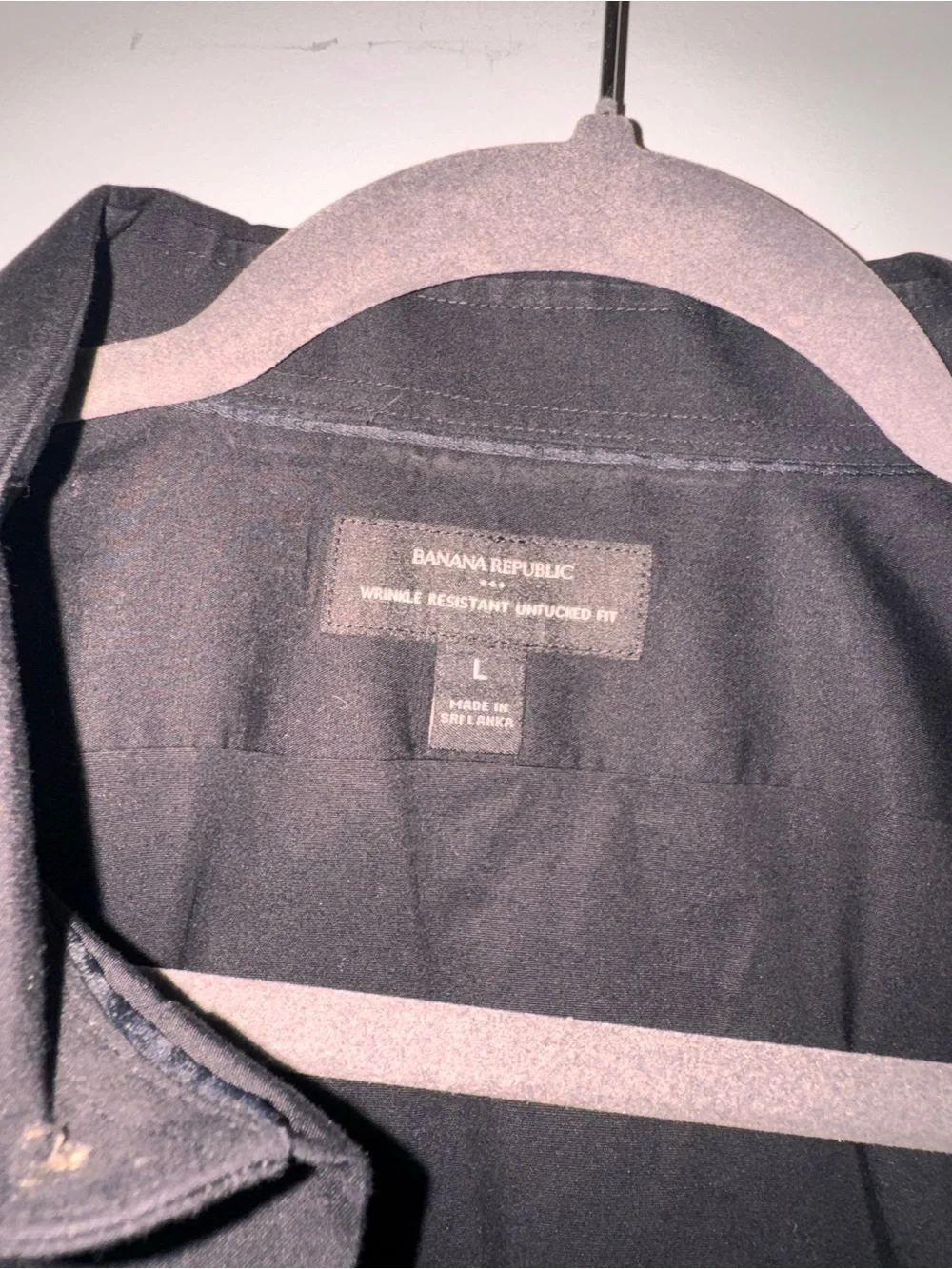 Banana Republic Black Men's Dress Shirt